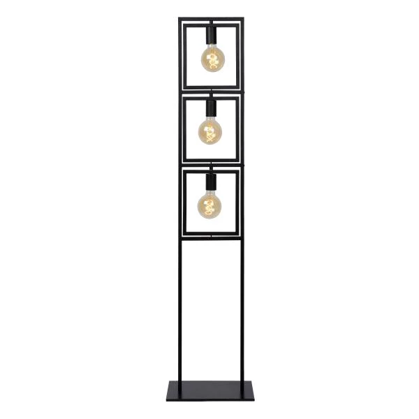 Lucide LUUK - Floor lamp - 3xE27 - Black - detail 2